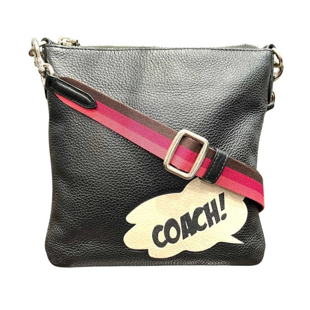Coach Marvel Collaboration Shoulder Bag Leather 4117